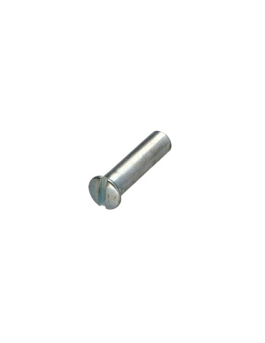 Porca rebitar cabeça fresada de panela sulcada M4X13 5X20 Aço zinco branco