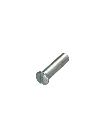 Porca rebitar cabeça fresada de panela sulcada M4X13 5X20 Aço zinco branco