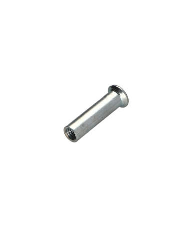 Porca rebitar cabeça fresada de panela sulcada M4X13 5X20 Aço zinco branco