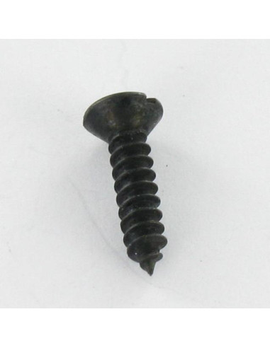 Parafuso de chapa cabeça fresada de panela sulcada 4,8X25 Aço zinco preto