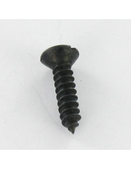 Parafuso de chapa cabeça fresada de panela sulcada 4,8X25 Aço zinco preto