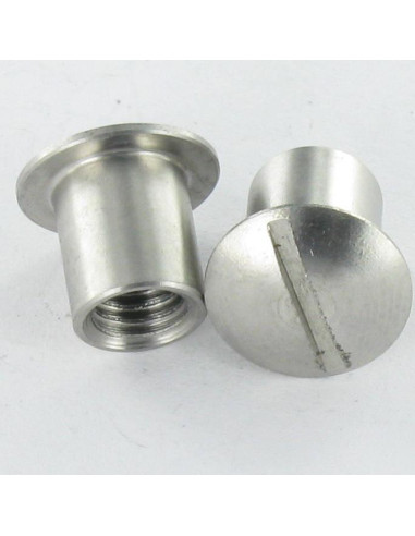 Porca rebitar cabeça panela sulcada 8X9 M6X8 Aço inoxidável