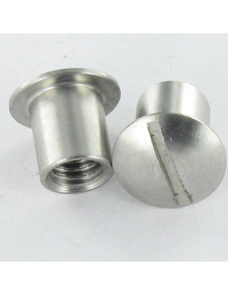 Porca rebitar cabeça panela sulcada 8X9 M6X8 Aço inoxidável