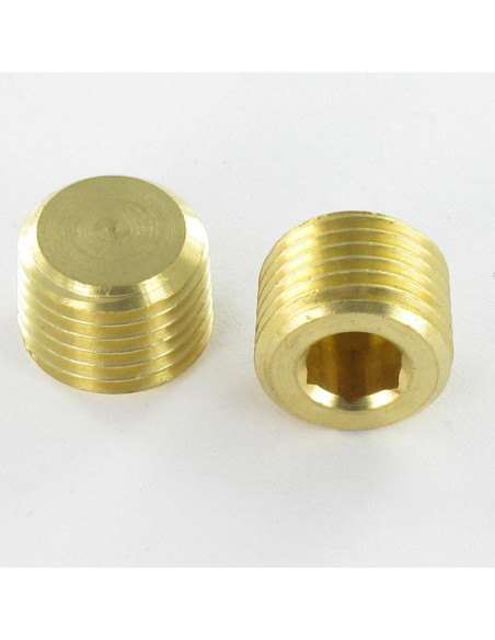 1/4 GÁS comprimento 10 6 lados Chave 6 Bronze R.1102