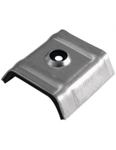 Cavalete de chapa com junta EPDM estanque 40X25 Alumínio RAL3011 vermelho acastanhado