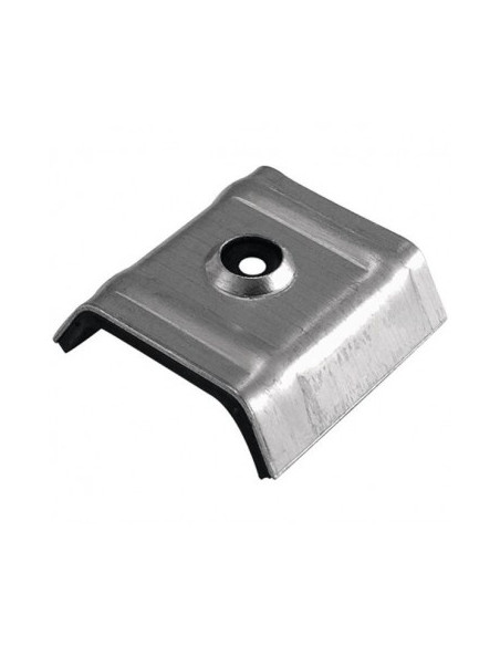 Cavalete de chapa com junta EPDM estanque 40X25 Alumínio RAL3011 vermelho acastanhado