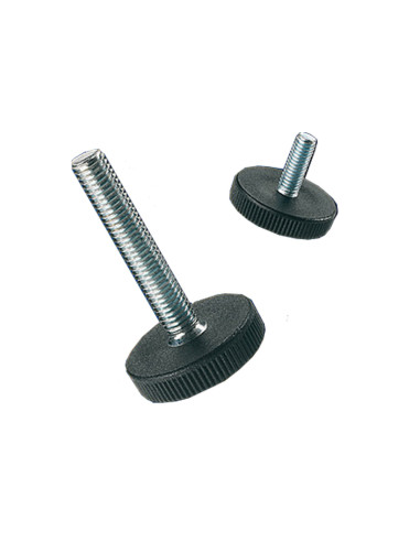 Pé nivelador ajustável M5X25 diâmetro da cabeça 15