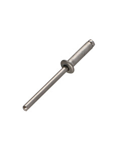Rebite Aço inoxidável A2 3,2 x 6 cabeça plano - Parafuso Express 2