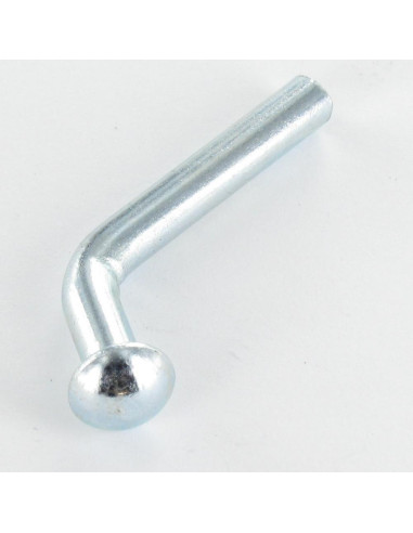 Pino de segurança para racks e prateleiras cabeça redonda 6X45 Aço zinco branco