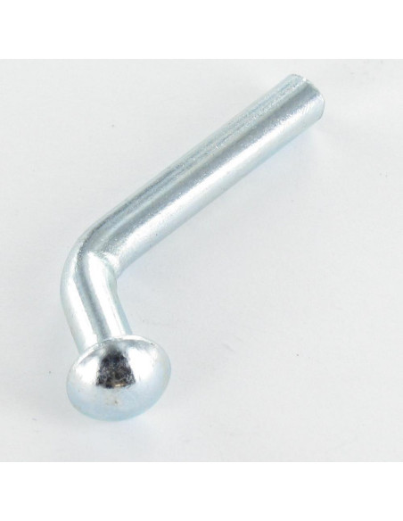 Pino de segurança para racks e prateleiras cabeça redonda 6X45 Aço zinco branco