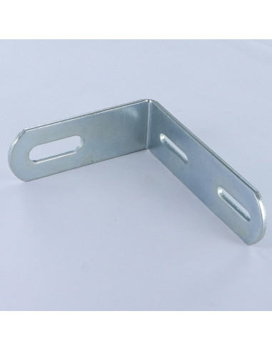 Curva ajuste 70X55X20 3 orifícios Aço zinco branco