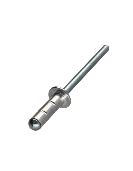 Blindklinknagels Aluminium Staalstaaf 4,8X25 cabeça PLA Multi-serrilha