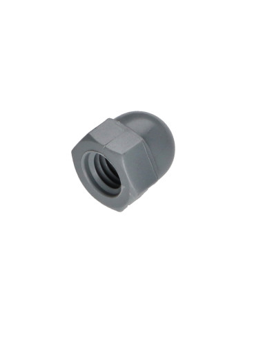 Porca cega Nylon Cinzento claro M8 - Parafuso Express
