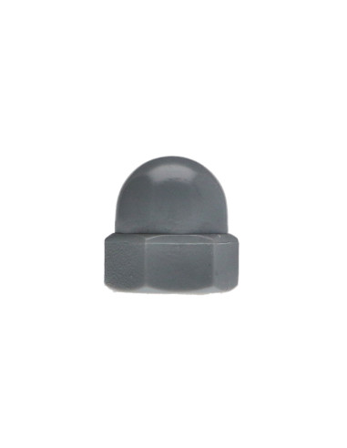 Porca cega Nylon Cinzento claro M8 - Parafuso Express