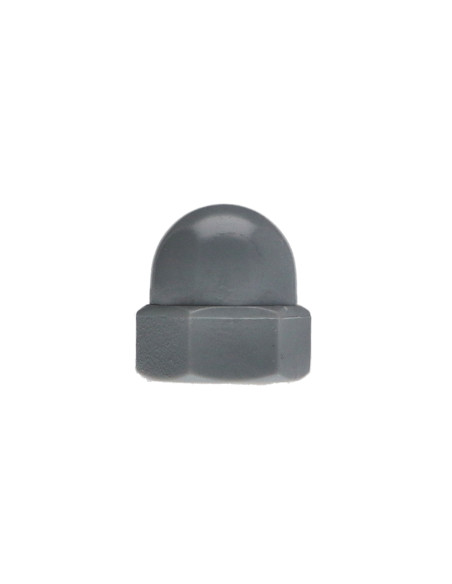 Porca cega Nylon Cinzento claro M8 - Parafuso Express
