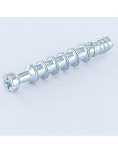 Bucha metálica CONEXÃO madeira 7X45 Aço zinco branco