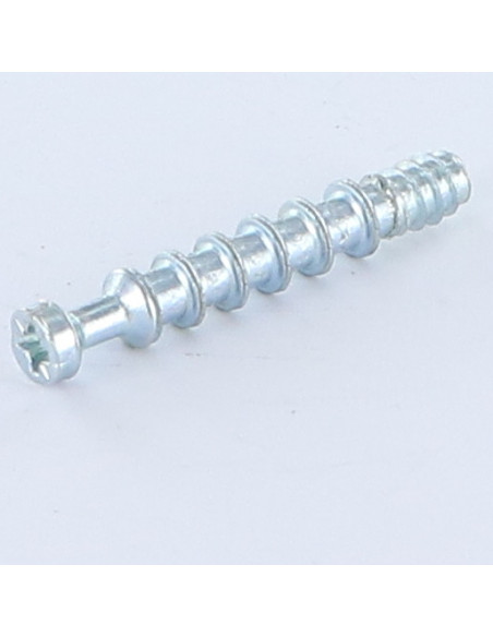 Bucha metálica CONEXÃO madeira 7X45 Aço zinco branco