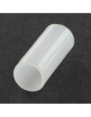 Espaçador cilíndrica natural nylon 8X20 perfurado 6