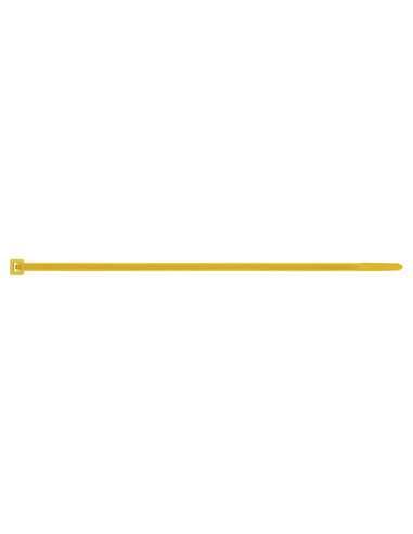 Abraçadeira de aperto em aço inoxidável Nylon Amarelo 4,8X200