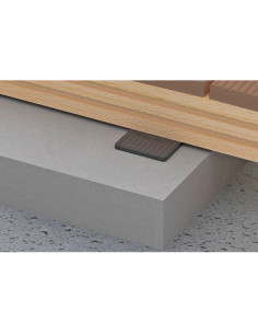 Lote de 36 Almofadas de proteção de vigas 100X100X5 EPDM 2