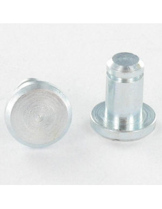 Pino ombro Aço zinco branco 14X32 com Pescoço - Parafuso Express