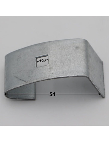 Grampos forte resistência à corrosão Aço galvanizado a quente para IPN 100 comprimento 54 41030