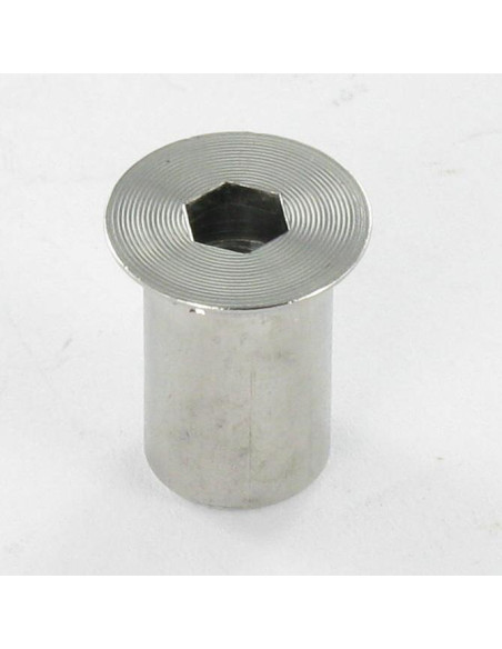 Rebite maciço Combifix cabeça fresada diâmetro da cabeça 14 diâmetro de corpo 10 comprimento total 17 M8 chave de
