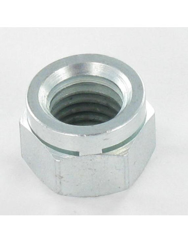 Porca autoblocante M10/150 S/PLAT 14 Aço zinco branco