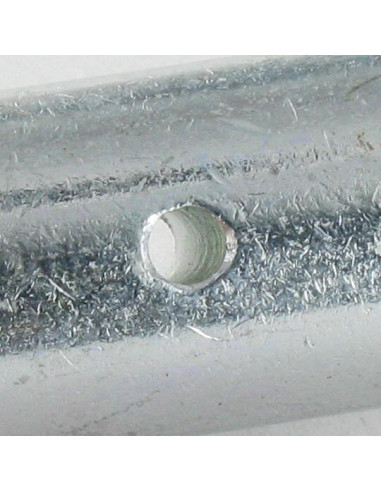 Reforço de estaca para piscina 20/12X129 Aço zinco branco 200 Horas de nevoeiro salino sem corrosão vermelha