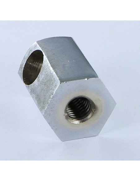 Flange com gola Latão cromado 19X30 - Parafuso Express