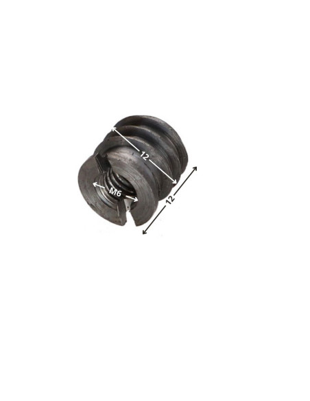 Parafuso Inserção auto-roscante de rosca Aço bruto M6 12X12