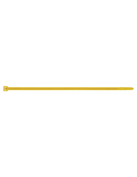 Abraçadeira de aperto em aço inoxidável Nylon Amarelo 3,6X140