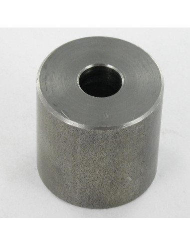 Espaçador cilíndrica 30X30 perfurado 10 Aço bruto