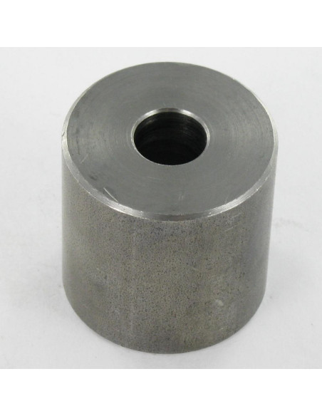 Espaçador cilíndrica 30X30 perfurado 10 Aço bruto