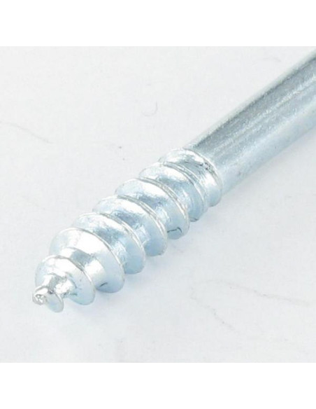Escápulas con Parafuso de madeira 5X50 Aço zinco branco