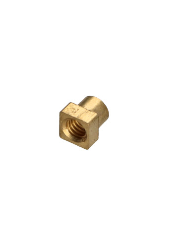 Porca Quadrada Bronze M3.5 passo de rosca de 60 5X5X5