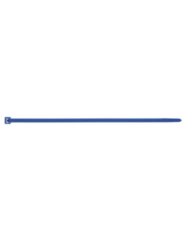 Abraçadeira de aperto em aço inoxidável Nylon azul 3,6X140