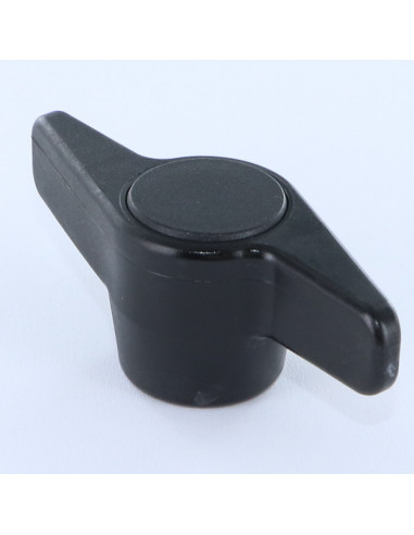 Manípulo borboleta de aperto fêmea náilon preto Inserto Bronze M5