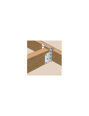 Suporte para viga com aba dobrável sendzimir 63X155