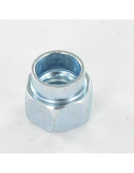 Porca sextavada de rebitar M8 espessura 11 Aço zinco branco