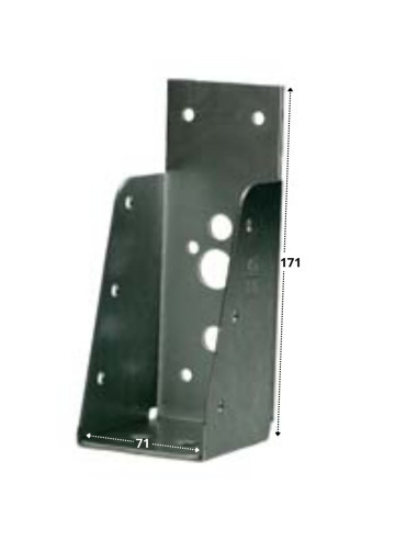 Suporte de montagem FEIXE sem LÁBIO sendzimir 71X171