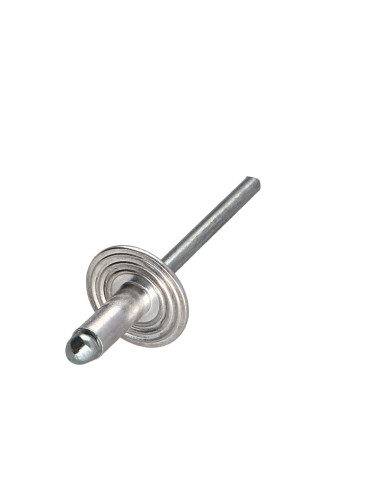 Blindklinknagels Aluminium Staalstaaf 5X16 cabeça larga