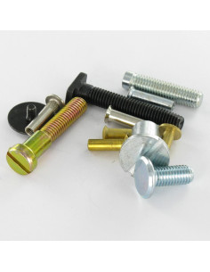 Porca rebitar cabeça panela hexagonal oco 10X11 M8 Aço inoxidável A2