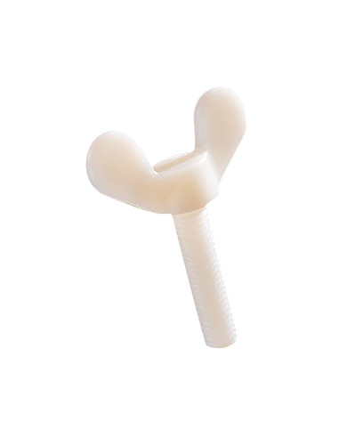 PARAFUSO orelhas M6X30 natural nylon - Parafuso Express