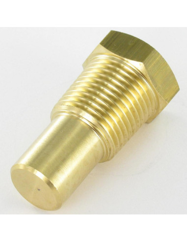 Parafuso de metais cabeça hexagonal FIO cónico 14 passo de rosca DEDÃO 8X10 Bronze