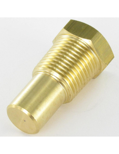 Parafuso de metais cabeça hexagonal FIO cónico 14 passo de rosca DEDÃO 8X10 Bronze