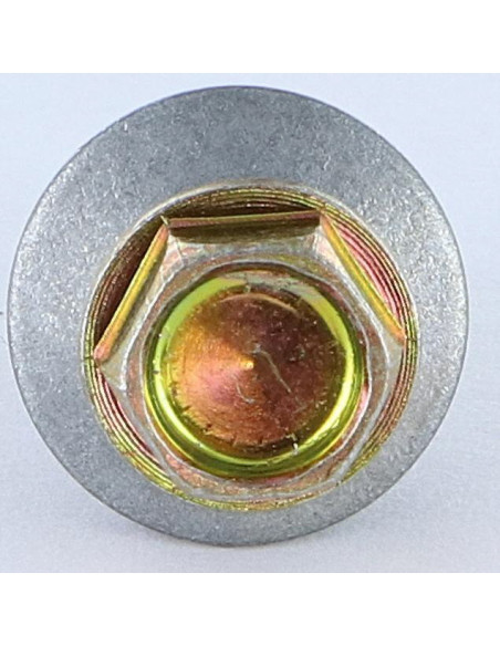 Autoperfurante cabeça hexagonal 4,8X19 Arruela estanque com junta de neopreno epdm Dicromato