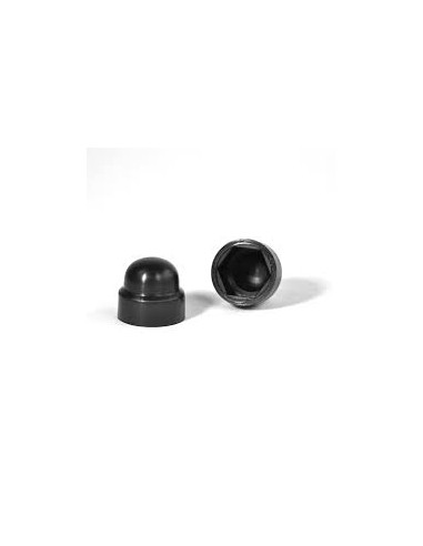 Tampa de proteção de porca ou tampa de proteção para cabeça de parafuso cabeça hexagonal M16 polietileno preto