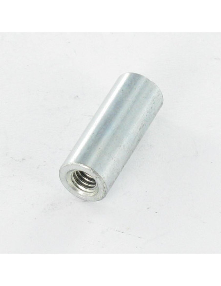 Espaçador cilíndrica fêmea fêmea 7X18 M4/18 Aço zinco branco