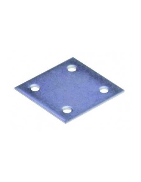 Placa CONJUNTO 40X40 Aço zinco branco - Parafuso Express